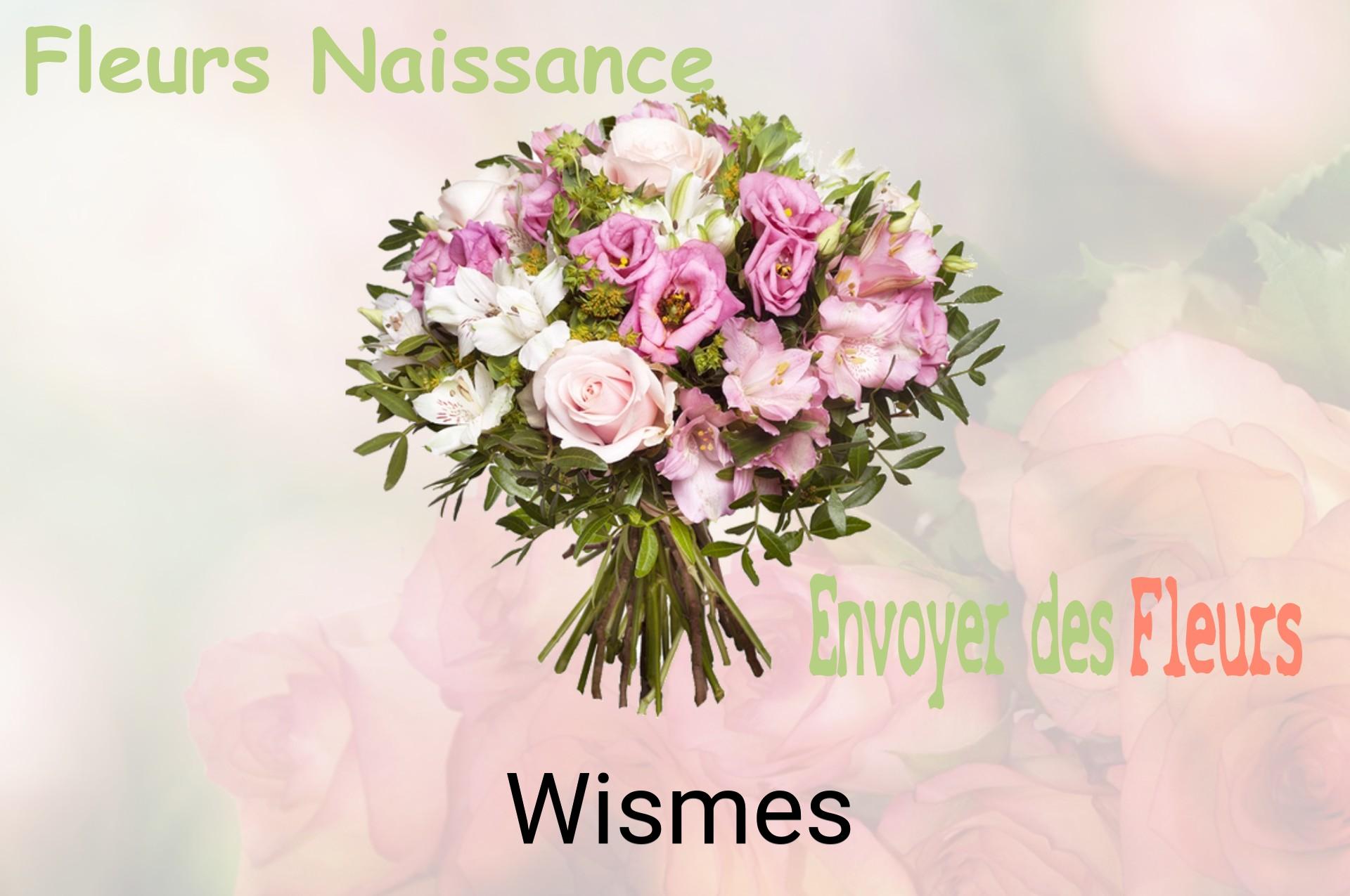 Bouquet de fleurs de naissance livré à Wismes